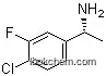Molecular Structure of 1114559-11-3 ((S)-1-(4-Chloro-3-fluorophenyl)ethanamine)